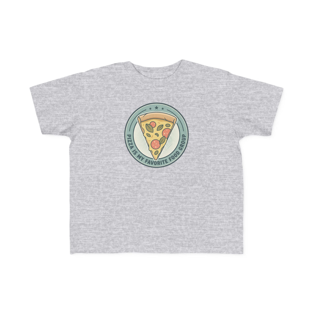 Toddler T‑Shirt — "Pizza is my Favorite Food Group"