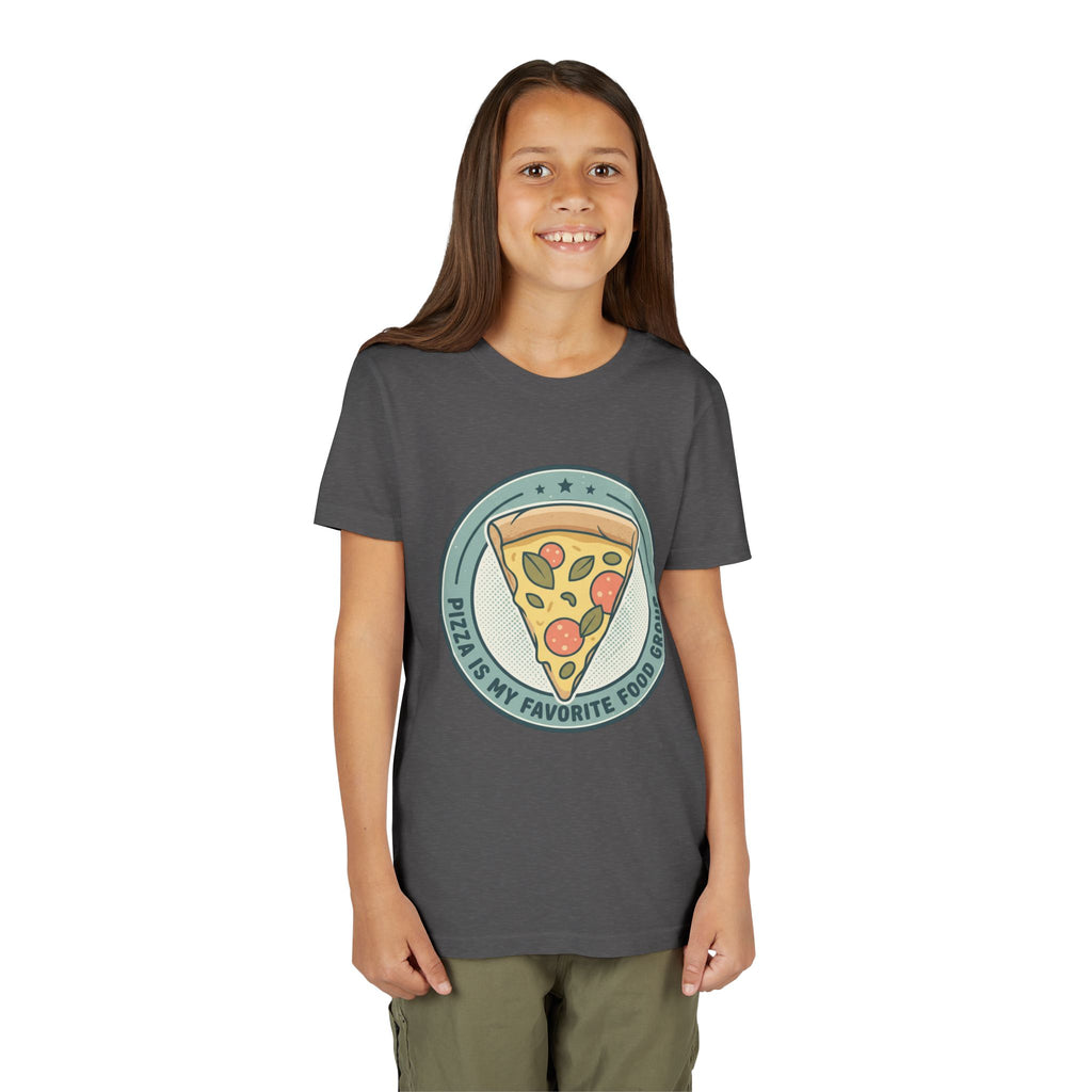 Kids T‑Shirt — "Pizza is my Favorite Food Group"