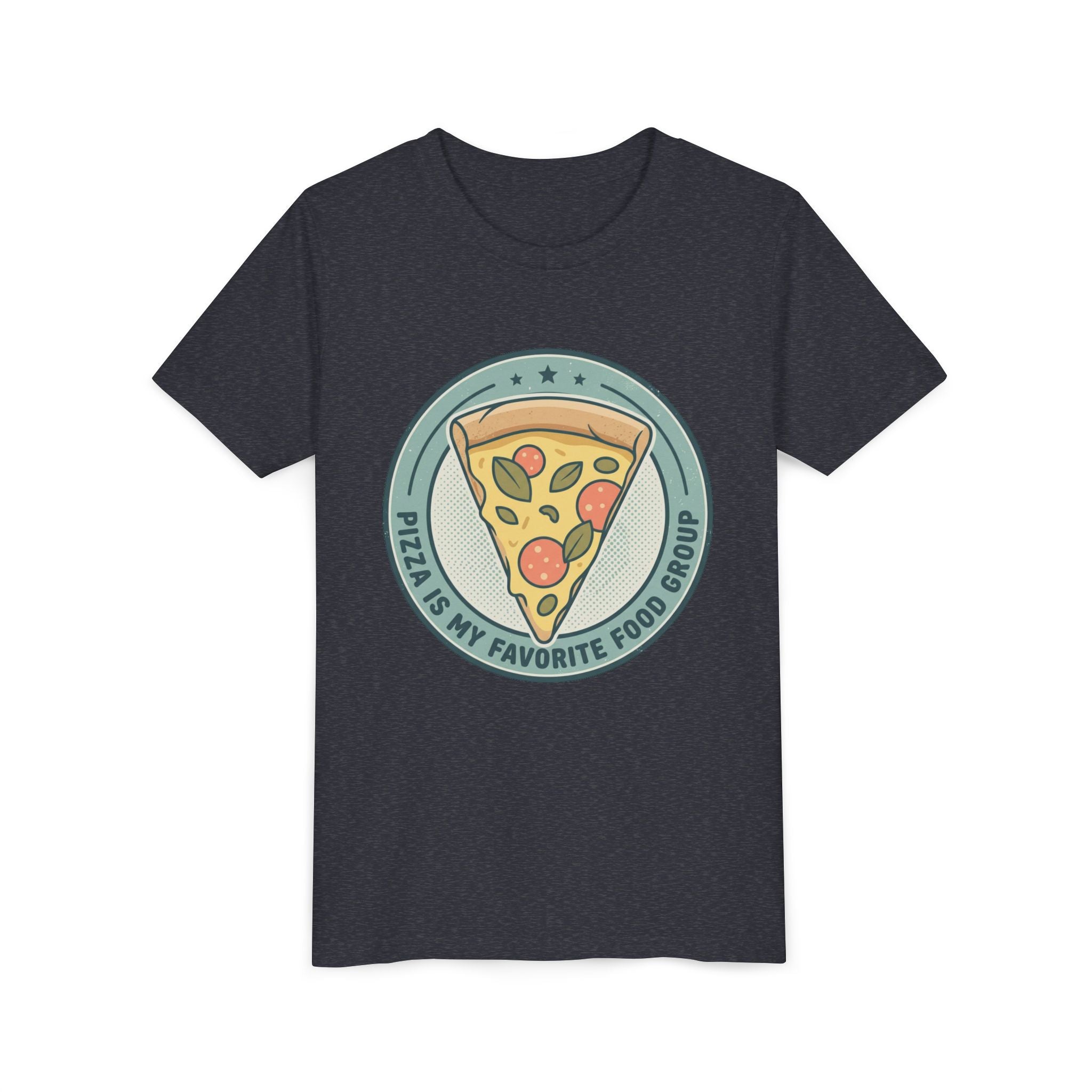 Kids T‑Shirt — "Pizza is my Favorite Food Group"