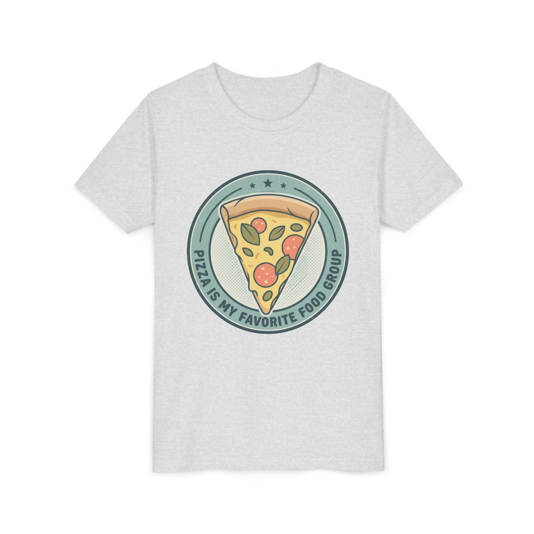 Kids T‑Shirt — "Pizza is my Favorite Food Group"