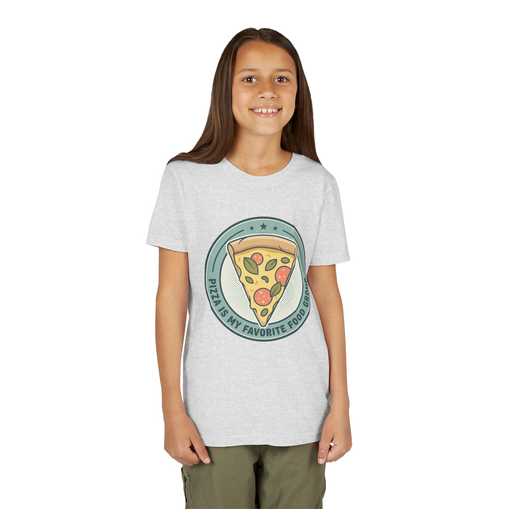 Kids T‑Shirt — "Pizza is my Favorite Food Group"