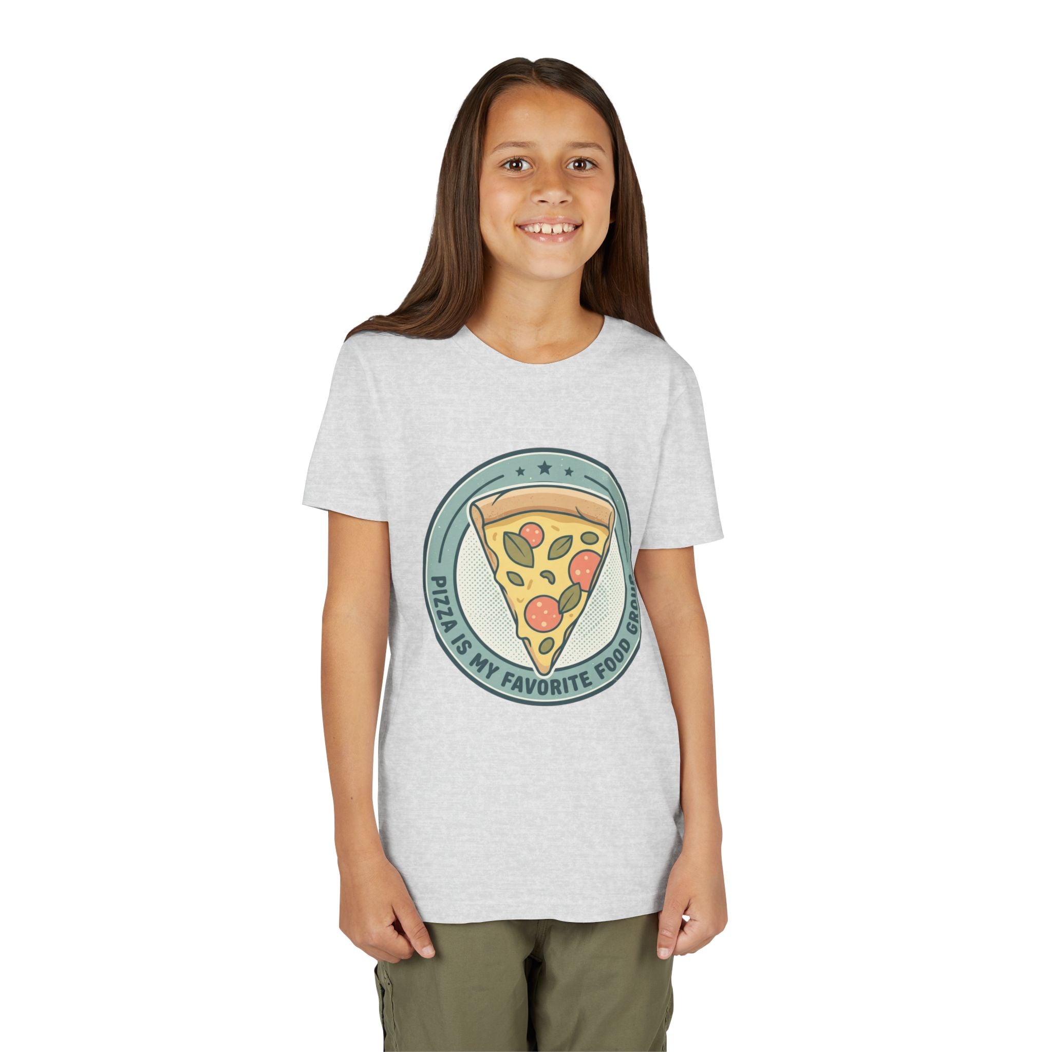 Kids T‑Shirt — "Pizza is my Favorite Food Group"