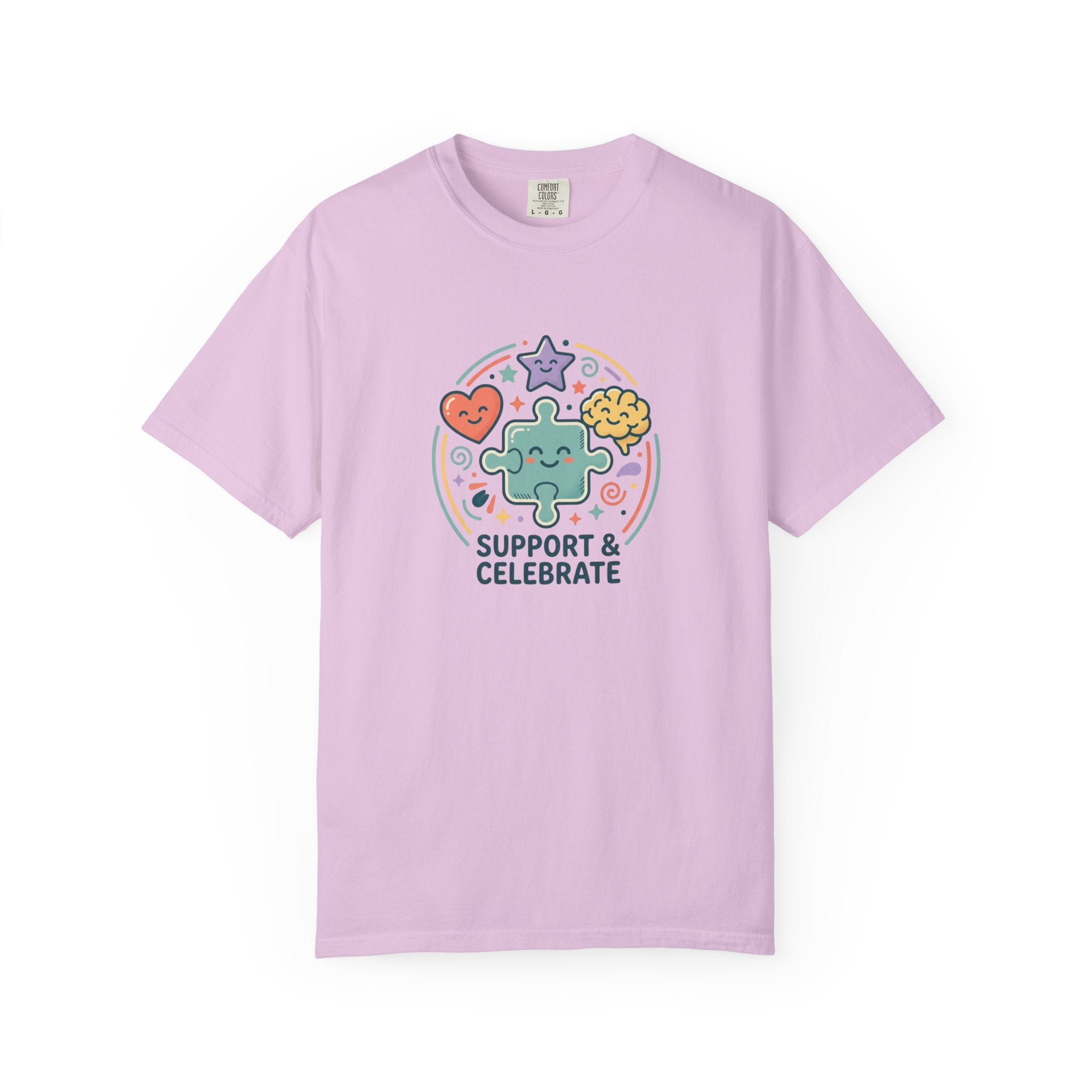 Adult Unisex T‑Shirt — “Support and Celebrate”